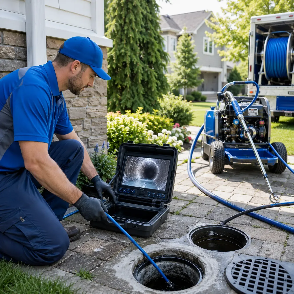 Outdoor drain cleaning professionals serving Warren, OH